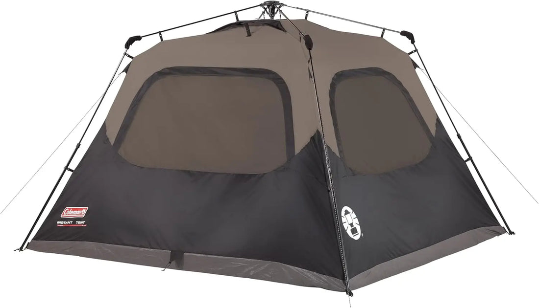 4/6/8/10 Person Instant Camping Tent – 1-Minute Setup Family Tent with Pre-Attached Poles, Air Vent & Carry Bag