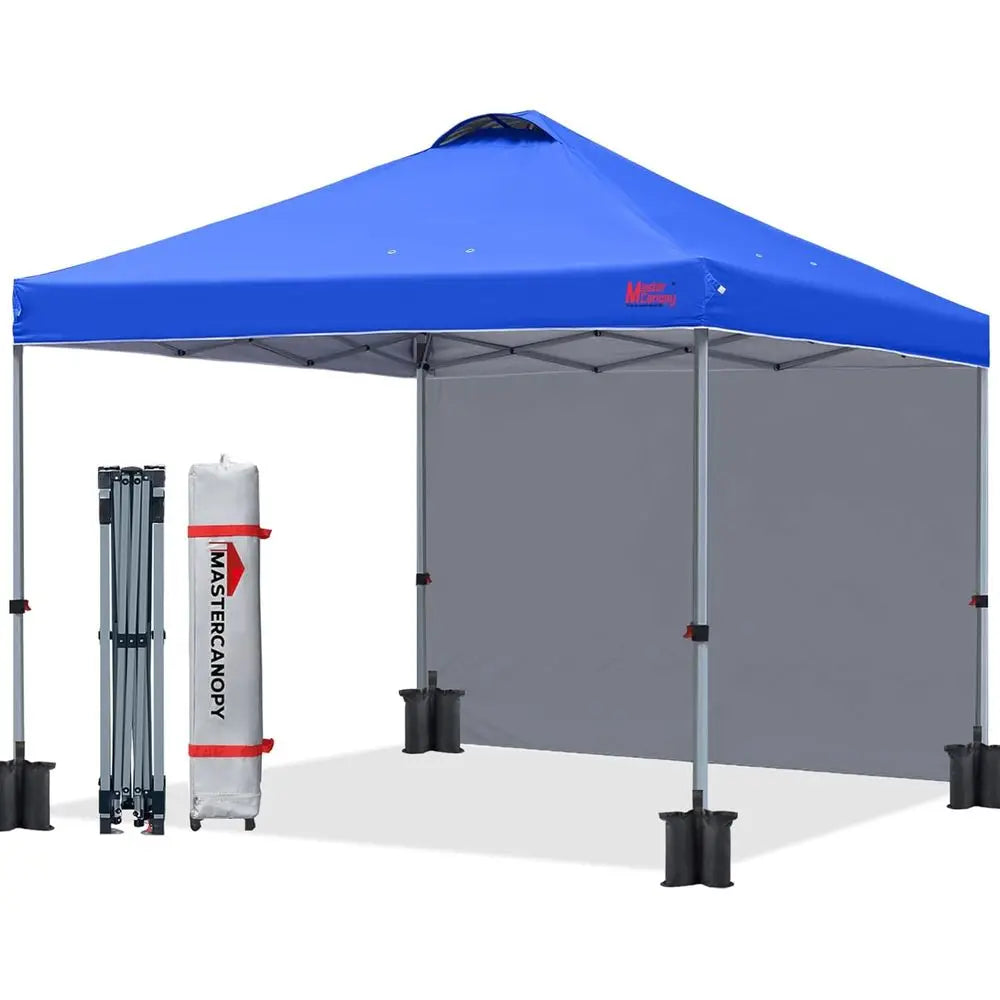 Durable -up Tent with 1 Sidewall (8'x8')