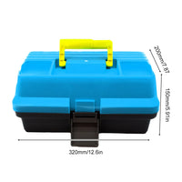 3-Layer Fishing Tackle Box – Portable Folding Lure & Hook Storage Organizer