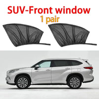 Car Window Sunshade Mosquito Net Set – Breathable UV Protection Screens for Front & Rear Windows (2PCS/4PCS)