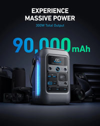 C300 Portable Power Station LiFePO4 Solar Generator