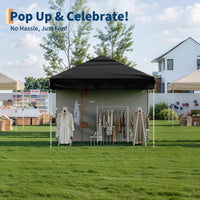 10x10 Instant Pop Up Canopy Tent with Sidewalls