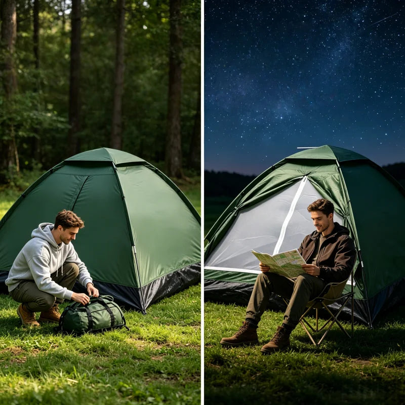2 Person Ultralight Waterproof Camping Tent