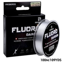 Fluorocarbon Fishing Line – High Abrasion Resistant Monofilament Fishing Wire (100M-500M)