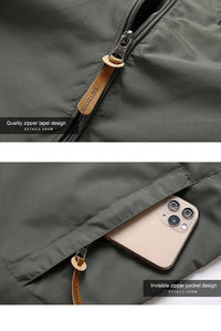 Waterproof Windbreaker Jacket for Hiking & Fishing
