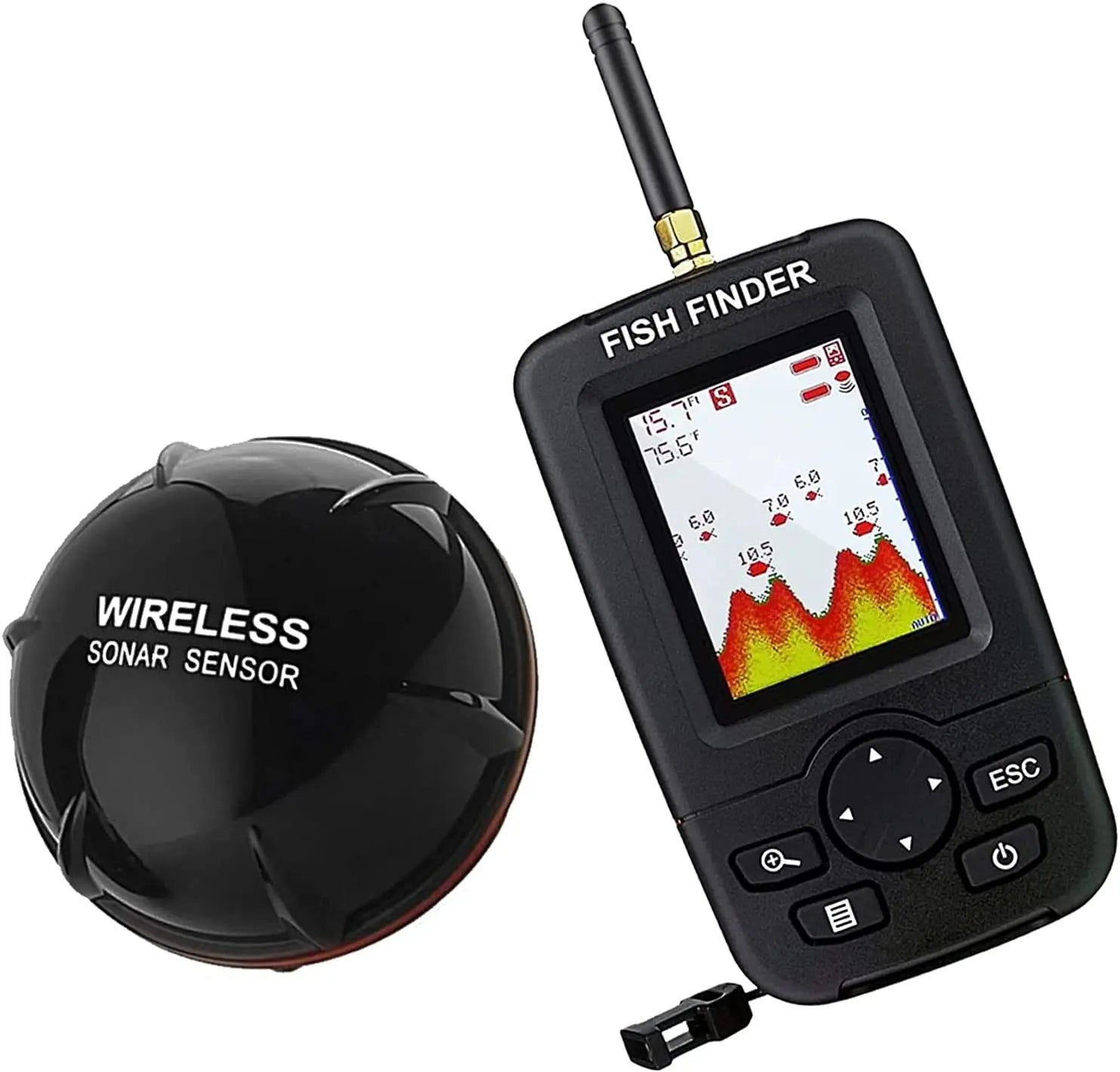 FindFish Portable Wireless Fish Finder XJ01 Sonar Fishing Echo Sounder Detector - Fishing Accessories