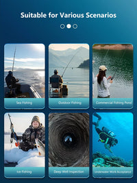 Underwater Fishing Camera 4.3 Inch LCD Ice Fishing Finder Winter Fisherman Fishing Camera with Night Vision 15m Cable