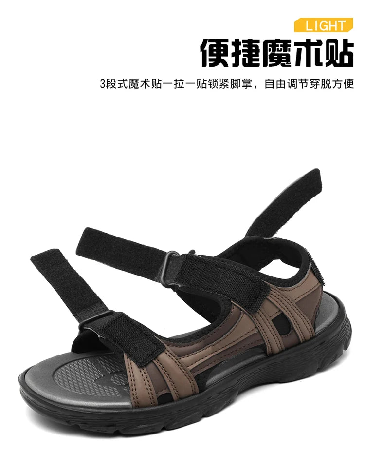 Men's Waterproof Hiking Sandals Outdoor Beach Sandals