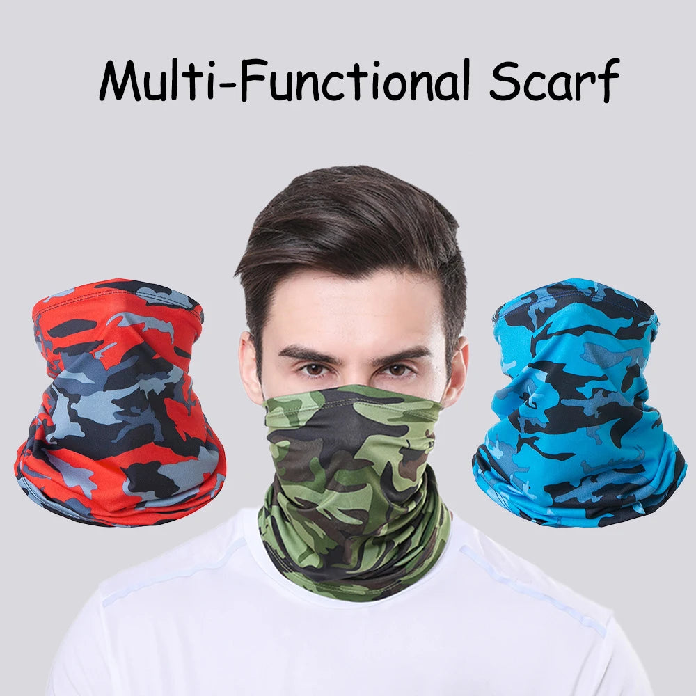 Multifunctional Neck Gaiter Face Mask – Breathable Sun Protection Scarf for Outdoor Sports