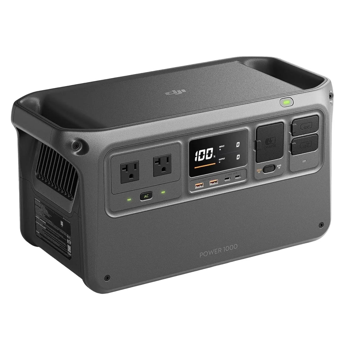 DJI Power 1000 (1024Wh) Portable Power Station – 2200W High Power, Ultra-Silent Backup Generator