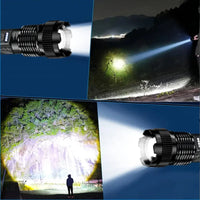 Rechargeable Tactical LED Flashlight for Camping