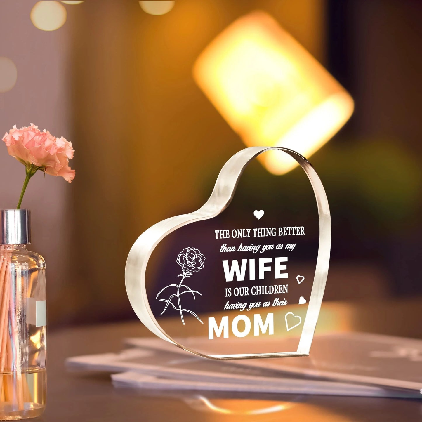 Acrylic Keepsake - Gift for Wife & Mum