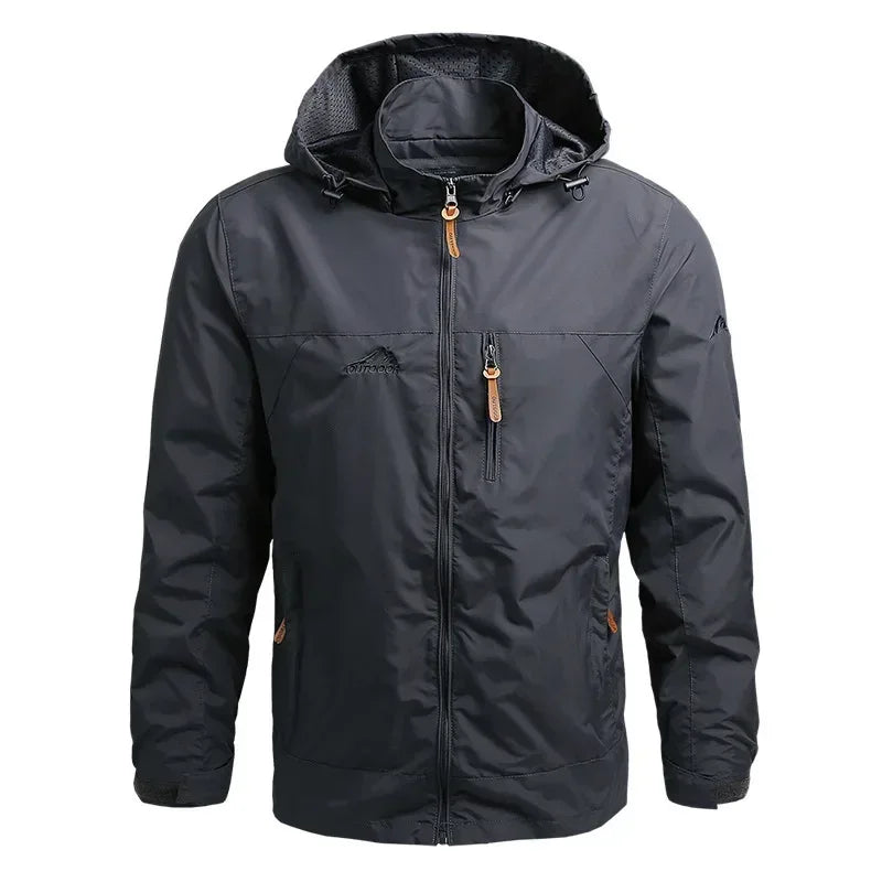 Waterproof Windbreaker Jacket for Hiking & Fishing