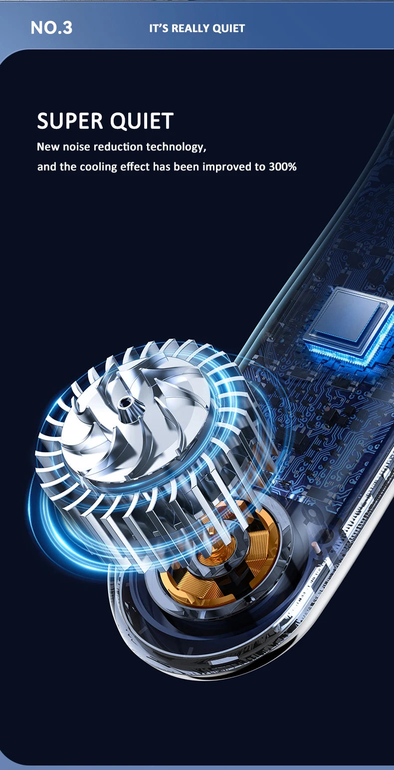 Wearable Neck Fan with LED Display – 360° Portable Cooling Fan, 5 Speeds & Low Noise Design