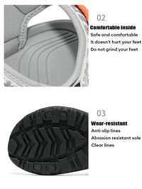 Men's Hiking Sandals Lightweight Breathable Travel Shoes