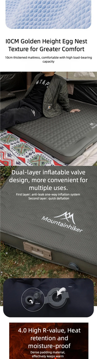 Mountainhiker Self Inflating Camping Air Mattress with Pump