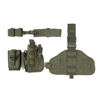 Tactical Leg Gun Holster with Phone Pocket for Hunting Gear
