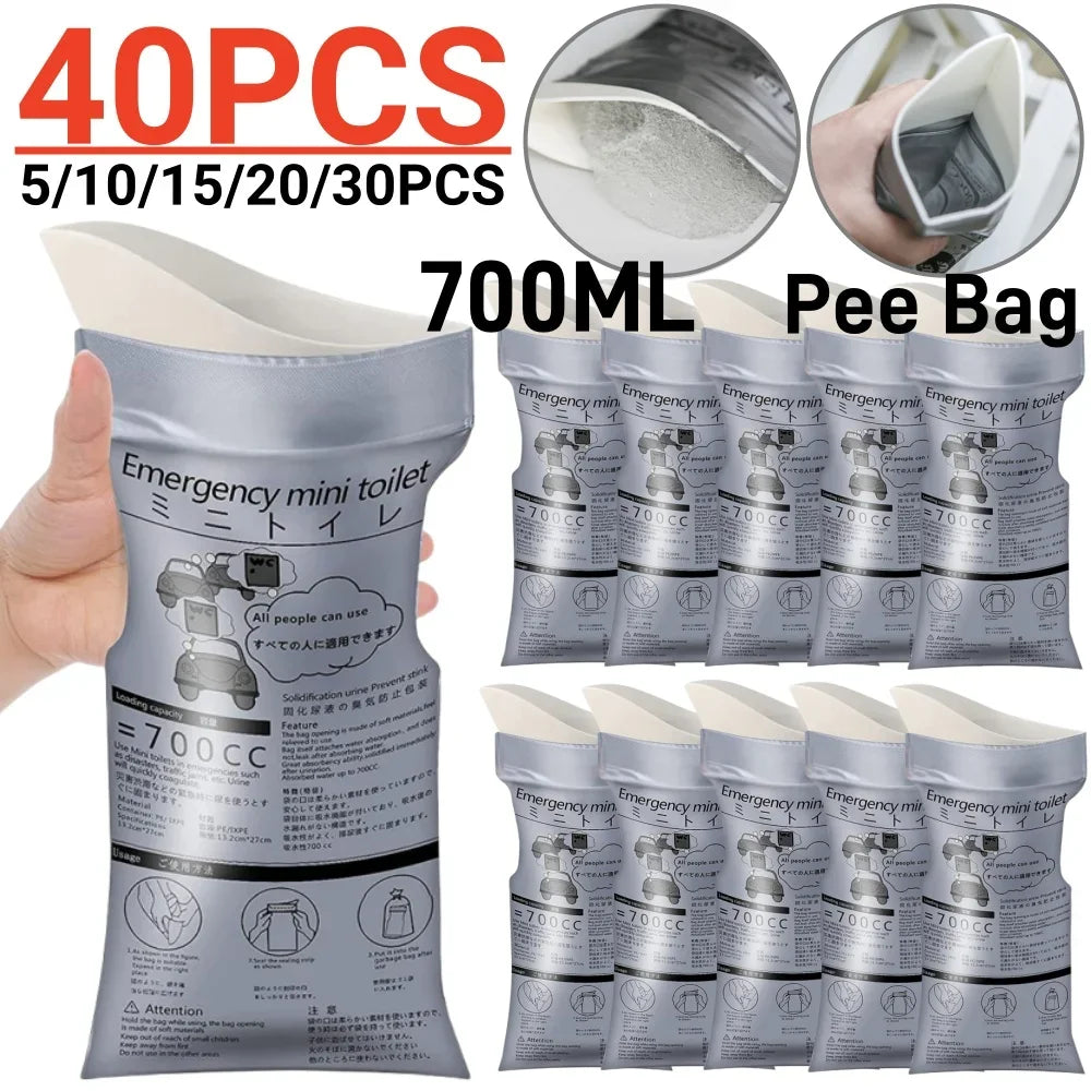 Portable Emergency Urine and Vomit Bags for Travel – Compact