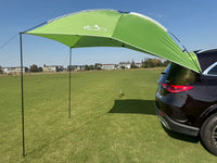 280x190cm Car Rear Tent Outdoor Camping Beach Travel Waterproof Sun Shelter Automobile Awning Rooftop Rain Canopy for SUV Sedan