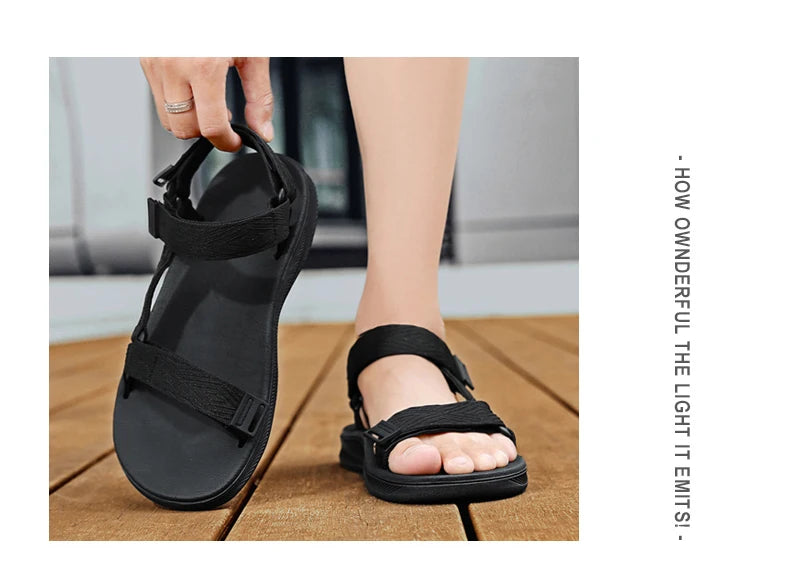 Men's Arch Support Hiking Sandals Outdoor Beach Shoes