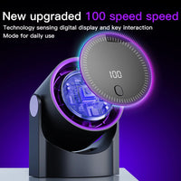 TINSOL Wireless Desktop Air Circulator Fan – Quiet Portable Fan for Desk, Wall & Ceiling Use