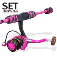 Heavy Duty Carbon Fiber Fishing Rod Combo – Portable Spinning Rod & Reel Set with Accessories