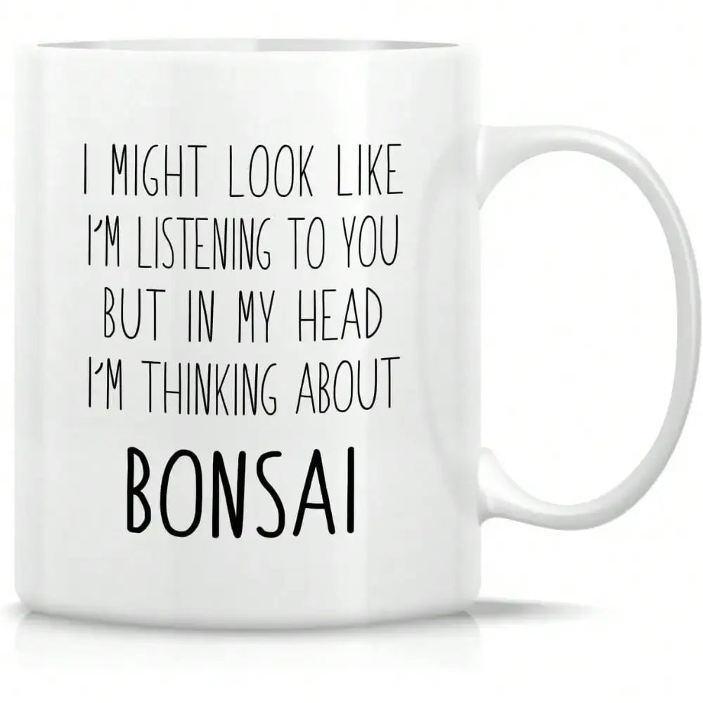 Funny White Ceramic Coffee Mug - 11oz Gift for Friends & Family