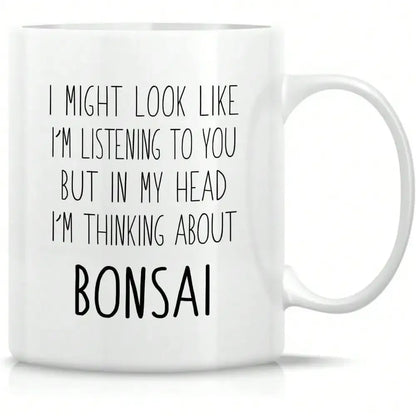 Funny White Ceramic Coffee Mug - 11oz Gift for Friends & Family