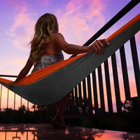 Portable Double Camping Hammock for Hiking & Beach