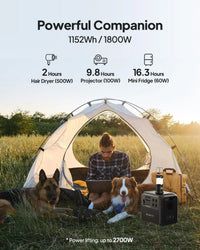 BLUETTI AC180 Portable Power Station 1800W Generator