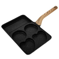 5in1 Frying Pan Multifunctional Egg Frying Pan 5Compartment Easy Cleaning Nonstick Cooking Pots for Cooking Kitchens Accessories