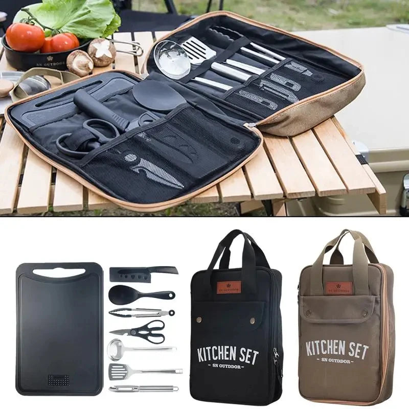 8PCS Camping Cookware Set for Outdoor Cooking