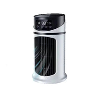 Portable USB Mist Cooling Fan – Bladeless Desktop Humidifier Fan with Timer