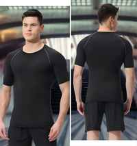 Men's Compression Running Shirt Quick Dry Sports Tee