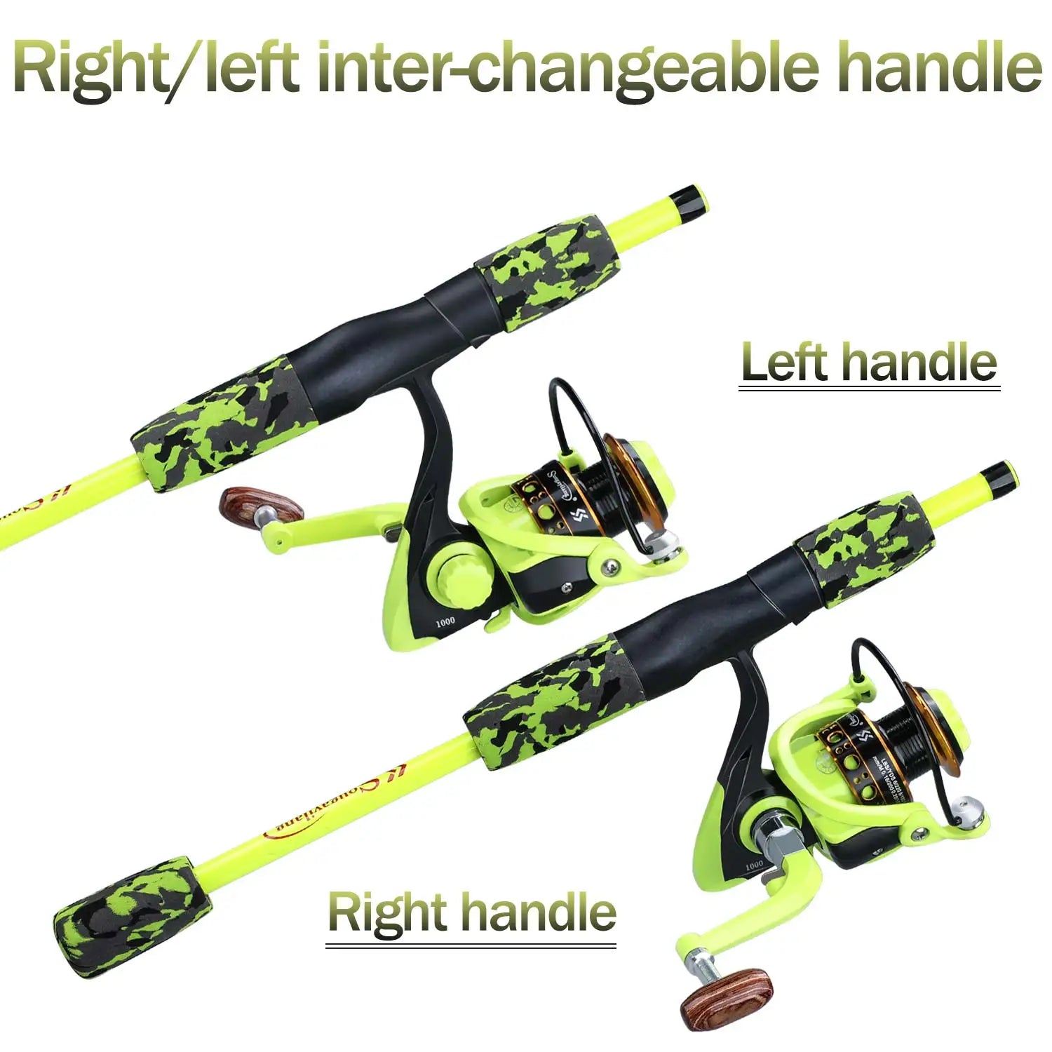 Heavy Duty Carbon Fiber Fishing Rod Combo – Portable Spinning Rod & Reel Set with Accessories