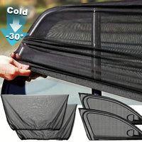 Car Window Sunshade Mosquito Net Set – Breathable UV Protection Screens for Front & Rear Windows (2PCS/4PCS)