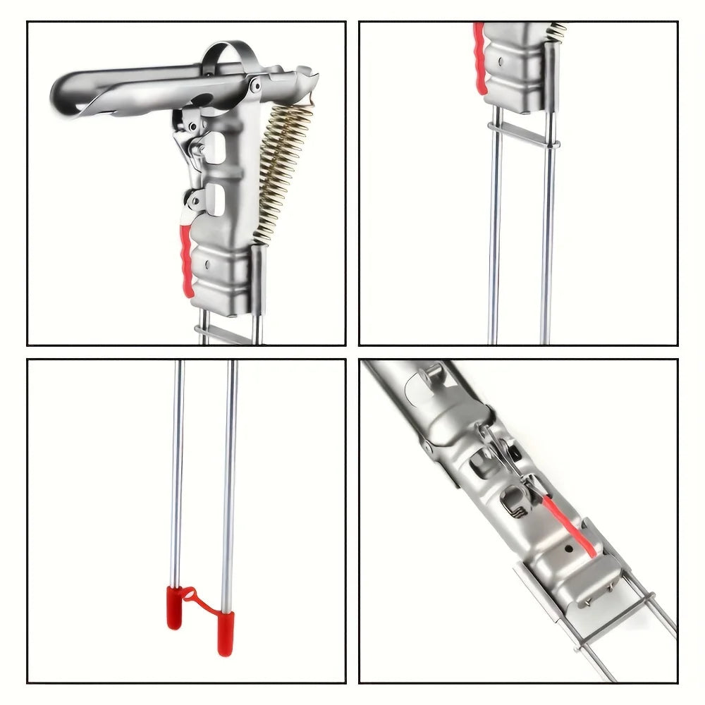 Automatic Spring Fishing Rod Holder – Adjustable Folding Stainless Steel | Field to Peak.