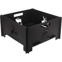 25 Inch Outdoor Fire Pit Wood Burning Campfire Pit