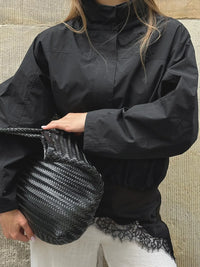 Outdoor Anorak Windbreaker – Water Resistant Hooded Parka with Loose Fit Design