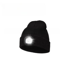 Unisex LED Knitted Beanie Hat | USB Rechargeable Headlamp Winter Warm Hat for Night Activities