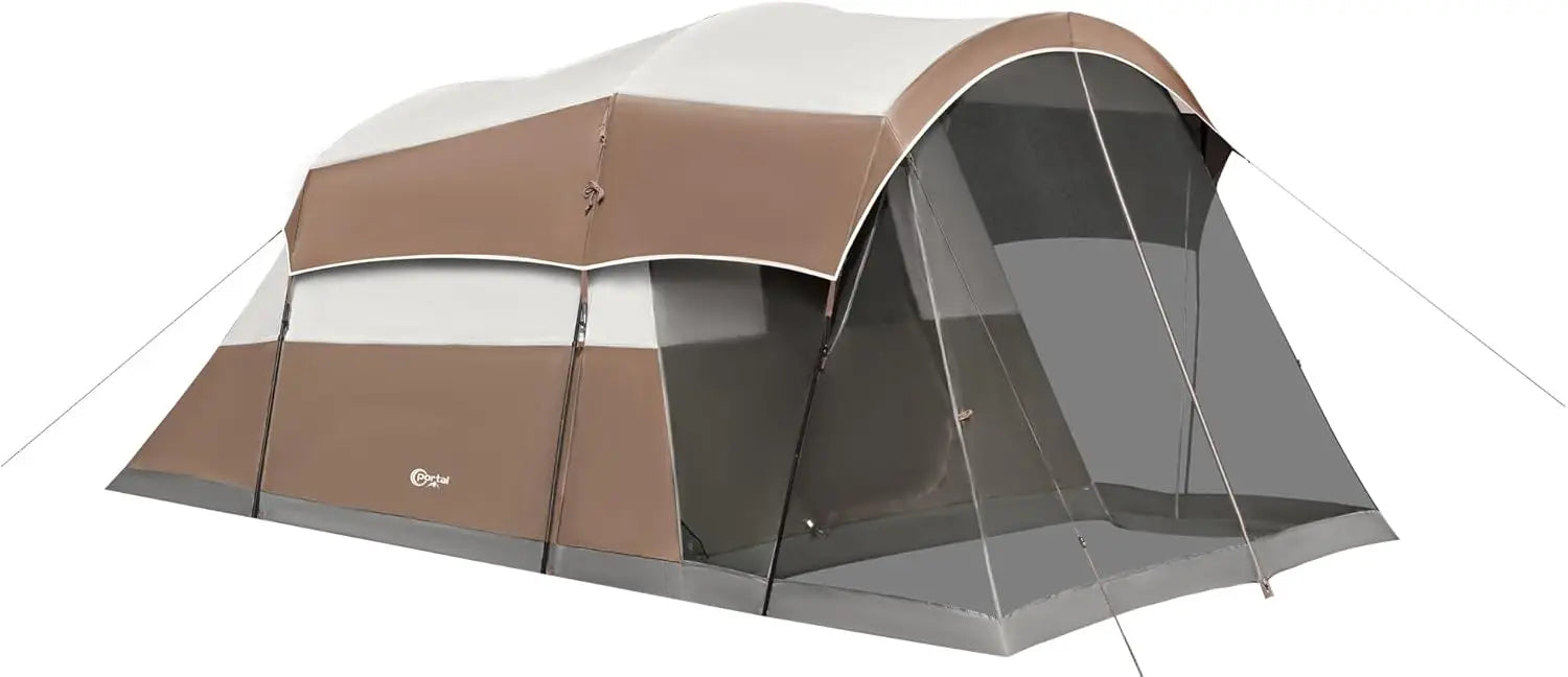 6/8/10 Person Family Camping Tent with Screen Room