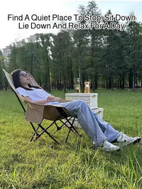 Portable Folding Recliner Beach Chair Leg Rest Lunch Break Folding with Outdoor Lunch Chair Outdoor Camping Chair Fishing Chair