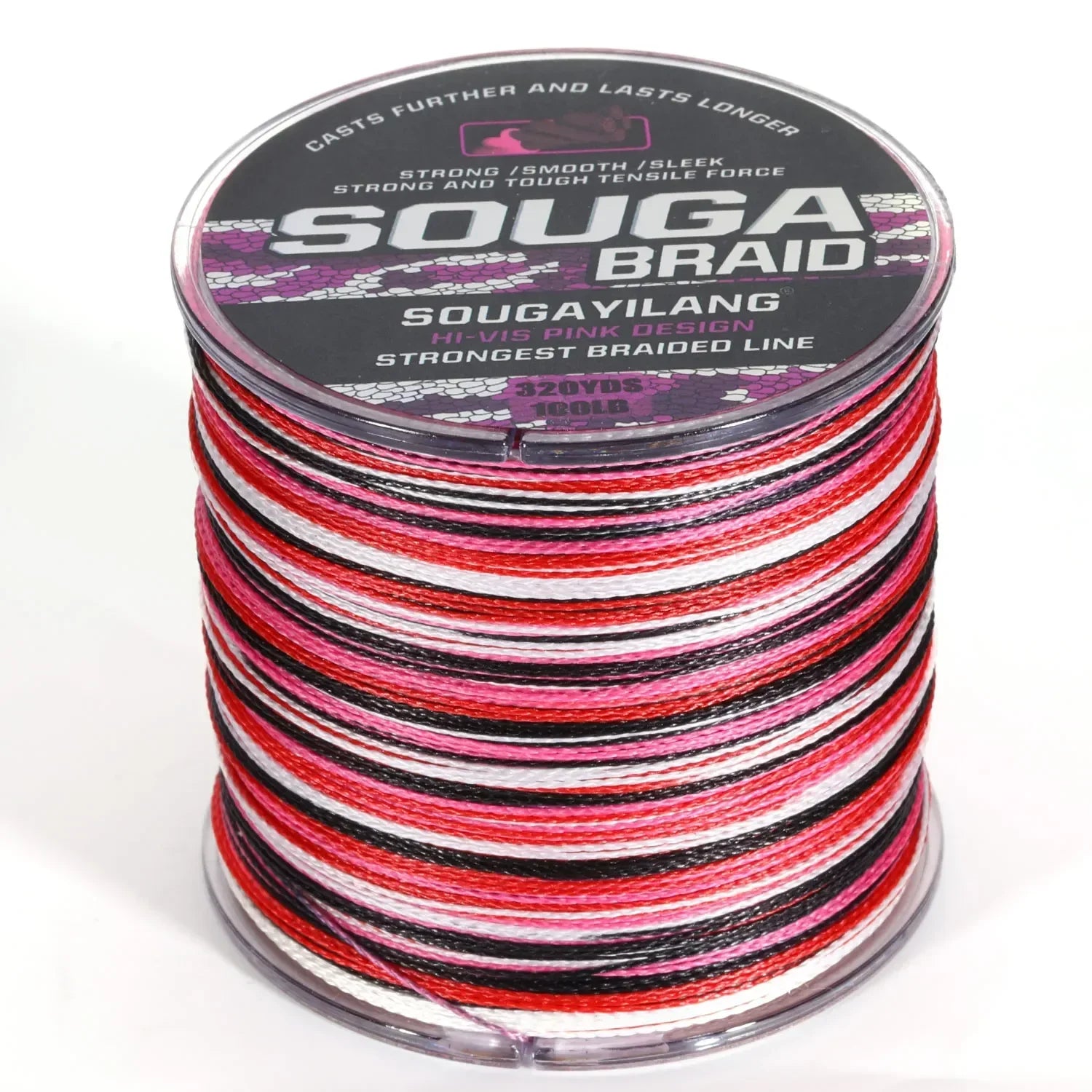 Heavy Duty 4-Strand Braided Fishing Line – PE Multifilament Fishing Wire for Saltwater & Freshwater Fishing