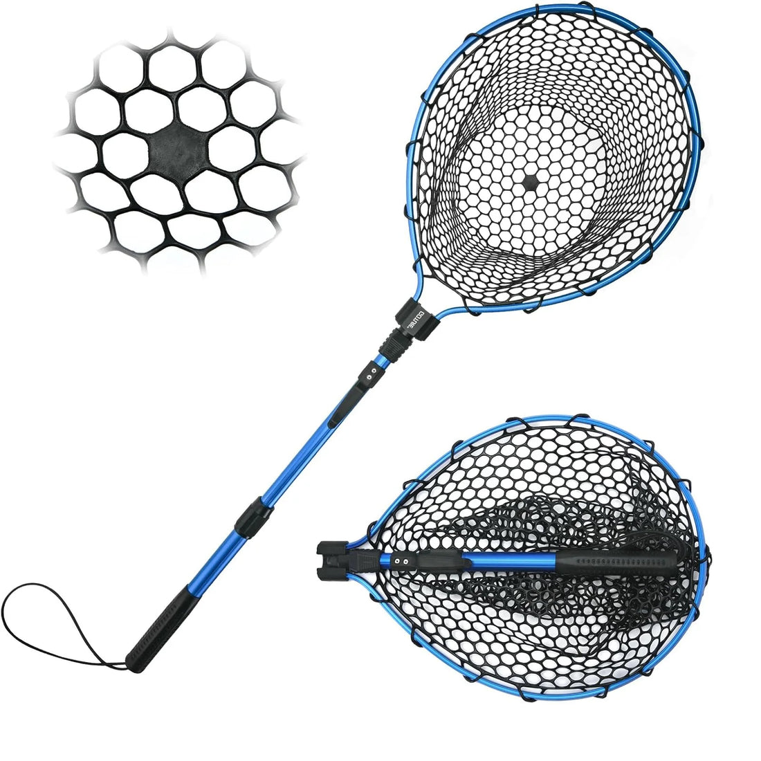 Portable Telescopic Fishing Landing Net – Folding Aluminum Alloy Trout Fishing Net