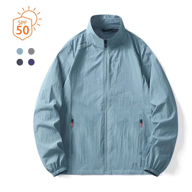 Lightweight Sun Protection Jacket – Long Sleeve Outdoor Coat for Hiking & Camping