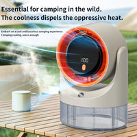 TINSOL Mini Mist Cooling Fan – 360° Adjustable Ice-Cool Humidifier Air Circulator