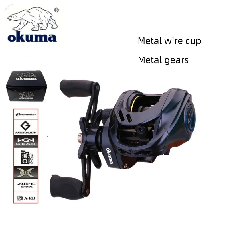 Heavy Duty Fishing Reel – 12KG Max Drag Casting Reel for Saltwater & Freshwater Fishing