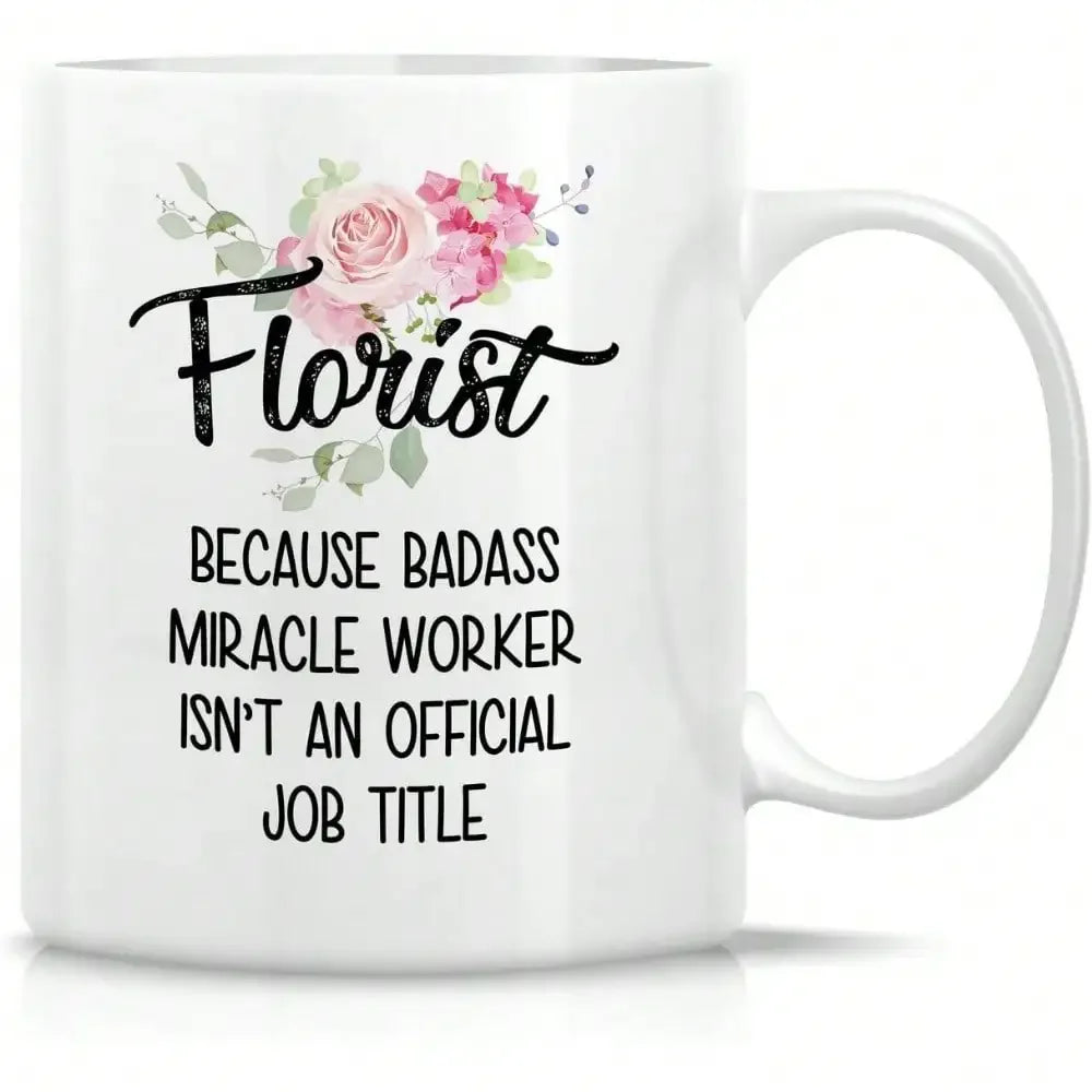 Funny White Ceramic Coffee Mug - 11oz Gift for Friends & Family