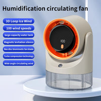 TINSOL Mini Mist Cooling Fan – 360° Adjustable Ice-Cool Humidifier Air Circulator