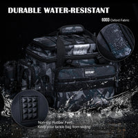 Heavy Duty Waterproof Fishing Tackle Backpack – Large Capacity Outdoor Fishing Storage Bag